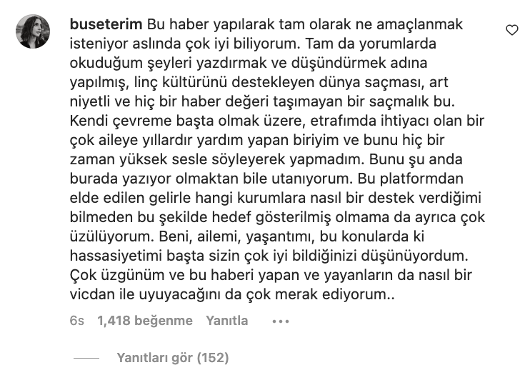 buse terim ve merve terim den 2. sayfa nin ayakkabilari satisa cikardi haberine sert tepki